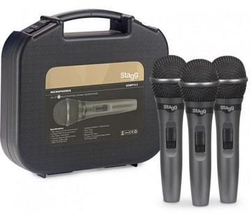 STAGG SDMP15-3 DYN MIKROFONSKI SET - cover