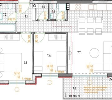 Stan: Vukovarska 222, Osijek, 62.18 m2, NOVOGRADNJA (prodaja) - cover