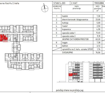 Stan: Zagreb (Studentski grad), 72.36 m2, novogradnja (prodaja) - cover