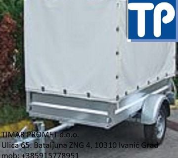 Standardna auto prikolica A2500/1300 - cover