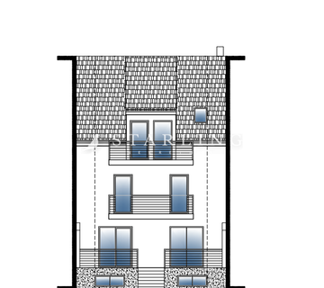 ZEMLJIŠTE S IDEJNIM PROJEKTOM, PRODAJA, ZAGREB, TREŠNJEVKA, 232 m2 - cover