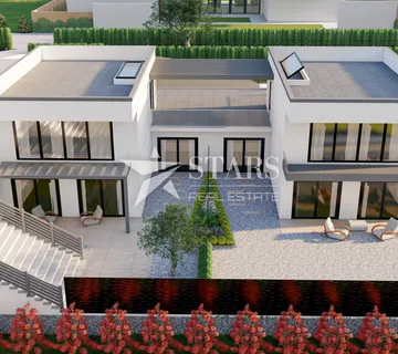 Krk, Brzac-dvojna vila s bazenom i krovnom terasom! - cover