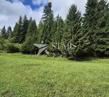 Gorski kotar, Tršće - građevinski teren 1000 m2 sa glavnim projektom - cover