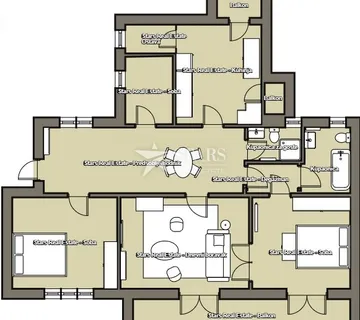 Rijeka, Brajda - Stan 107m2, 3.kat  i garaža! - cover