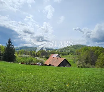 Gorski Kotar, Stari Laz - građevinski teren na brežuljku sa otvorenim pogledom 2825 m2 - cover