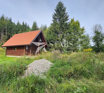 Gorski kotar, Stara Sušica - drvena vikendica u mirnom šumskom okruženju - cover