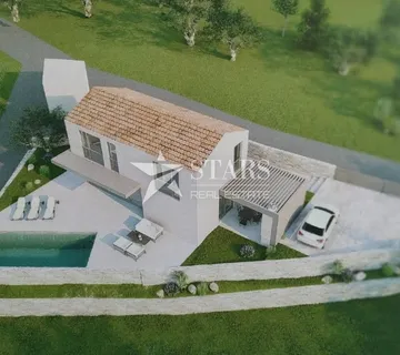 Otok Krk, Soline - građevinski teren sa građevinskom dozvolom i projektom  - cover