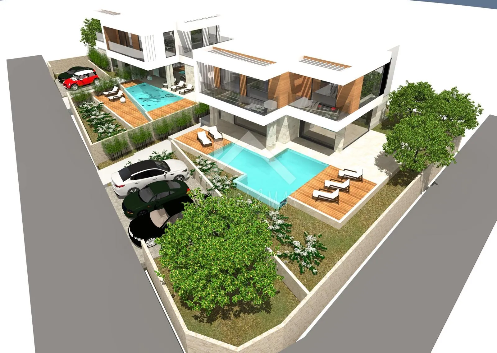 Zemljište sa dozvolom, pogled na more - Vir  - cover