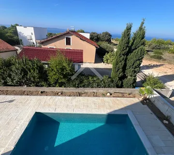       REZERVIRANO  Novogradnja, POGLED! Dvojna kuća sa bazenom - Vir  - cover