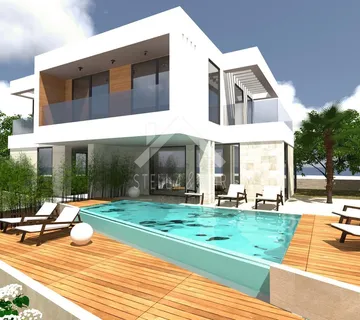 Zemljište sa dozvolom , pogled na more - Vir  - cover