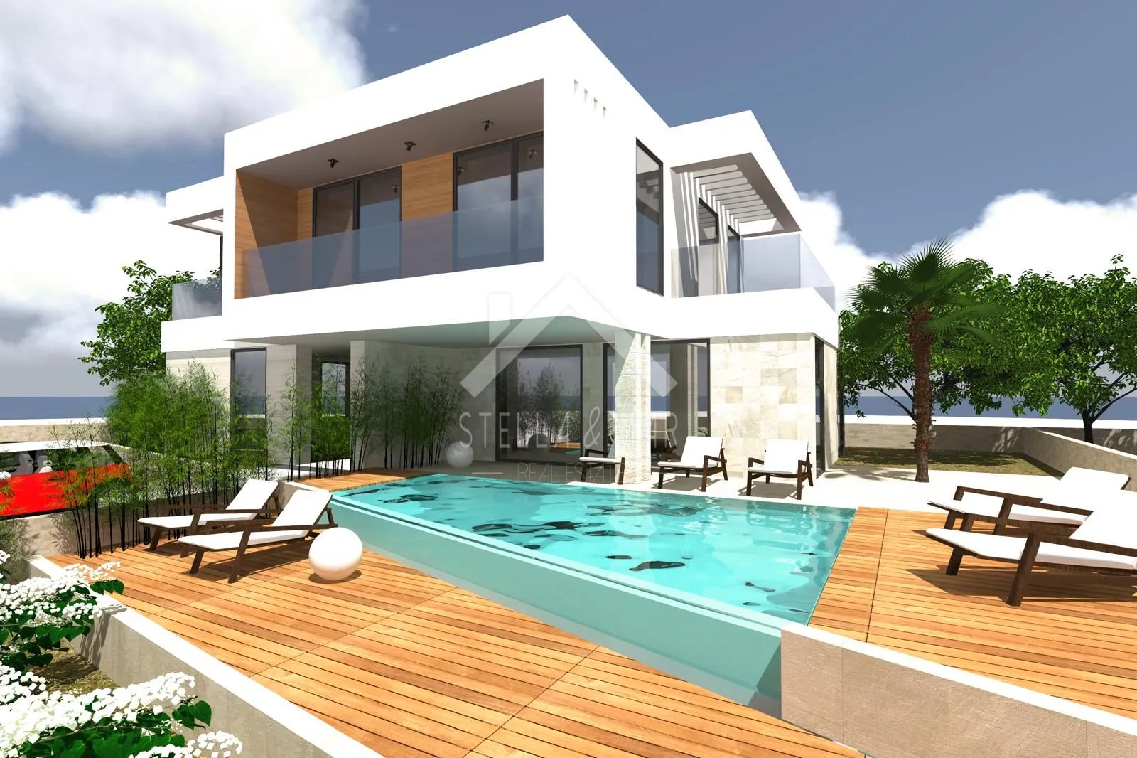 Zemljište sa dozvolom , pogled na more - Vir  - cover