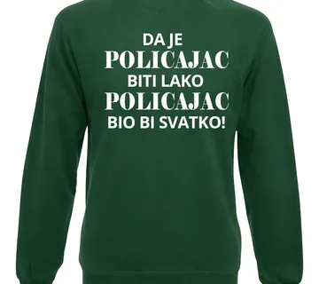 Pulover da je policajac biti lako - cover