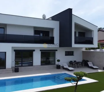 Malinska, moderna samostojeća vila s prekrasnim pogledom na more! - Bogovići, Malinska-Dubašnica