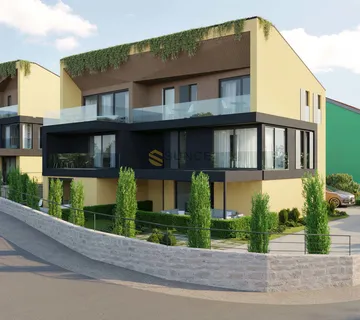 Otok Krk, Krk, novi morderan apartman od 61m2 u prizemlju s vrtom !