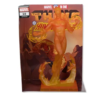 McFarlane Marvel – Human Torch figura, 29cm + StripMarvel 2-in-One #10 - cover