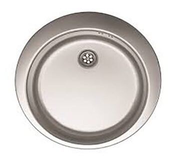 Sudoper bez rupe okrugli inox METALAC Venera 480E - cover