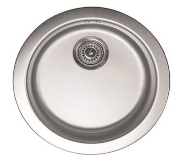 Sudoper okrugli bez rupe fi 48x15cm sa sifonom fi 90mm inox METALAC Venera 480C - cover