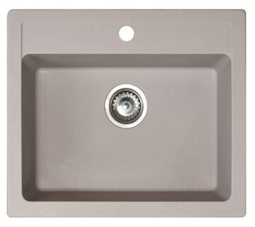 Sudoper pravokutni granit sivi   METALAC Quadro 60 - cover