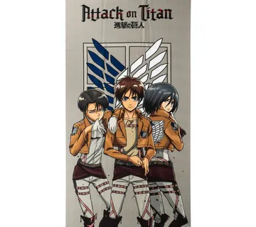 Ručnik za plažu Attack on Titan 140x70cm - cover