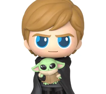 Star Wars Luke Skywalker & Grogu Cosbi figura 8cm - cover