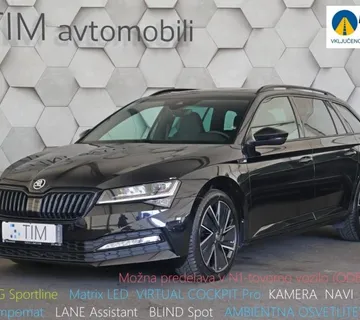 Škoda Superb Combi 2.0 TDI DSG Sportline Matrix LED COCKPIT - cover