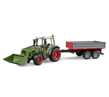 Bruder Fendt Vario 211 s prednjim utovarivačem i kiper prikolicom - cover