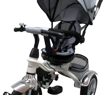 Tricikl T3 sivi R-Sport Kotači na napuhavanje - cover