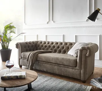 Trosjed Chesterfield 200x88cm, Materijal: Mikrovelur - cover