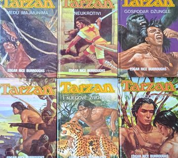TARZAN KOMPLET 1-6 MLADOST ZAGREB 1986 - cover