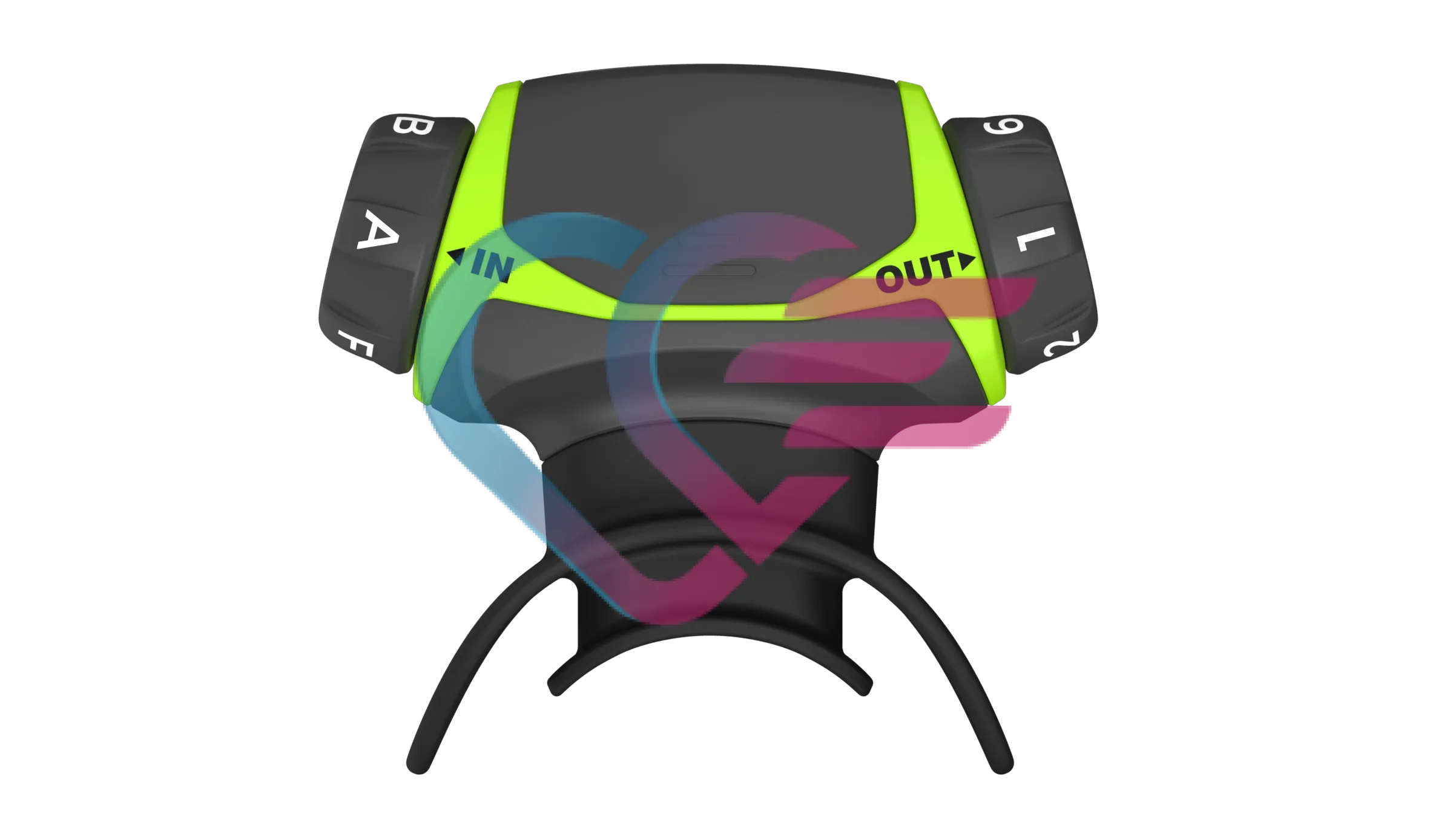 AIROFIT ACTIVE UREĐAJ ZA VJEŽBANJE DISANJA (ZELENA BOJA) - cover