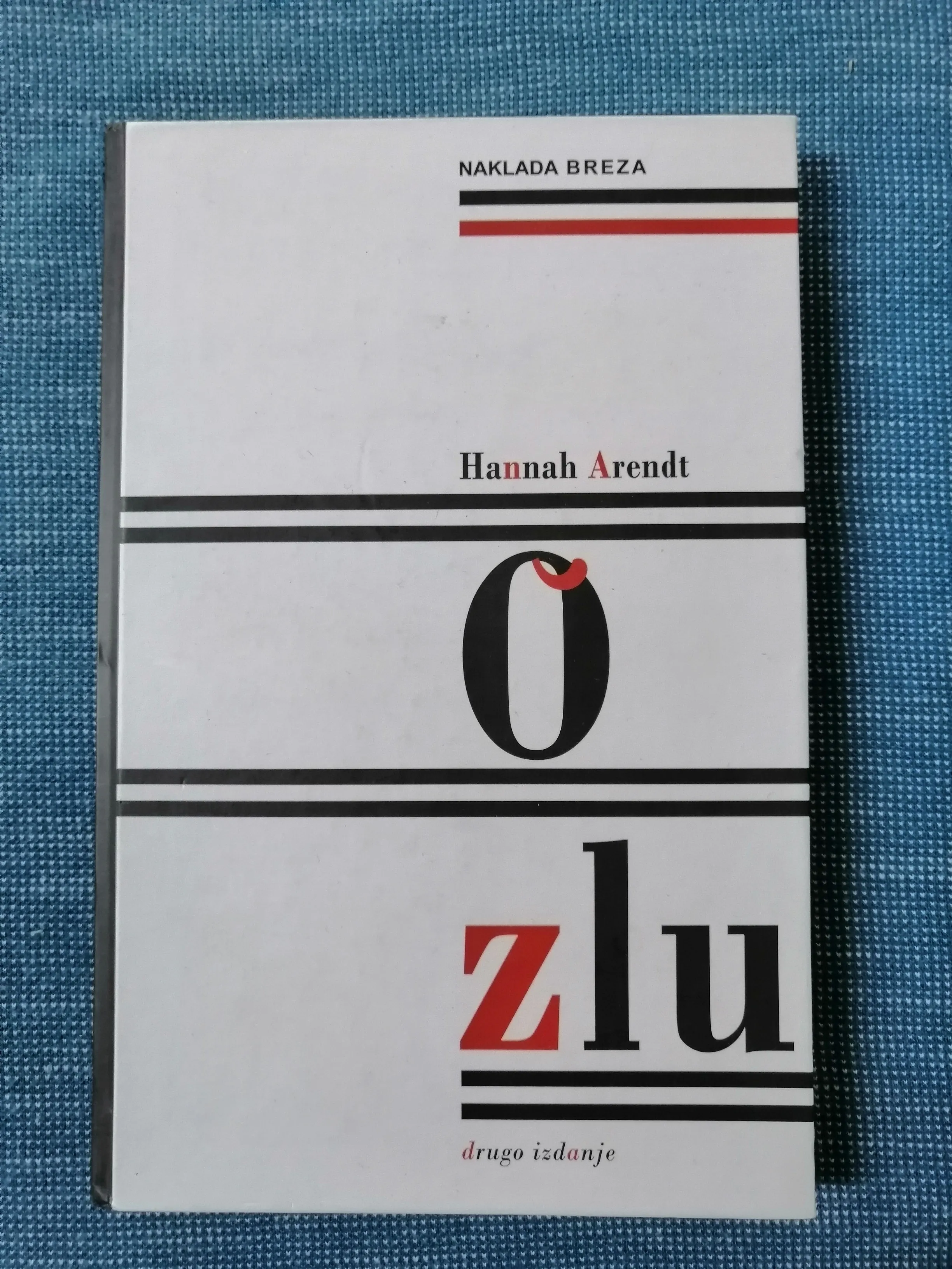 Hannah Arent – O zlu : Neka pitanja moralne filozofije - cover