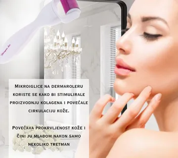 3u1 Dermaroler masažer - valjak s mikroiglicama - cover