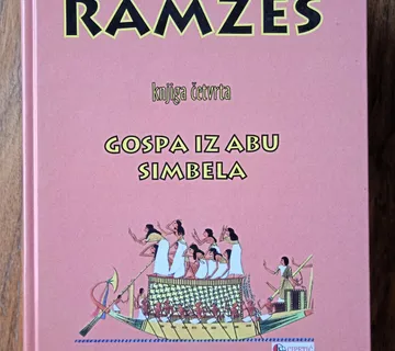RAMZES knjiga četvrta Gospa iz Abu Simbela Christian Jacq - cover
