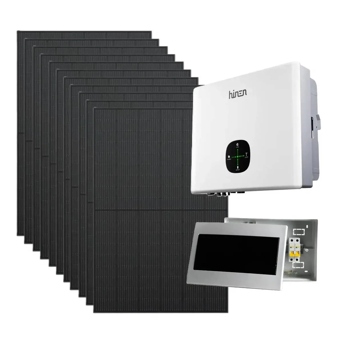 Solarna elektrana 5kWp, jednofazna s konstrukcijom za limeni krov - cover