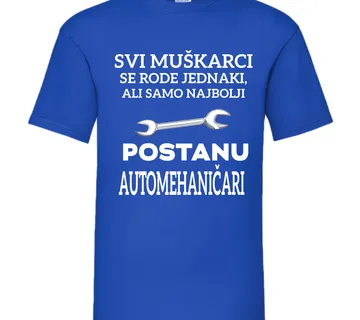 Majica – Svi muškarci se rode jednaki (Automehaničar) - cover