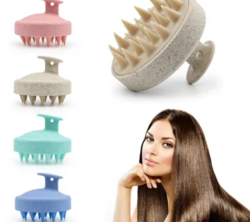 Mekana silikonska četka za masažu vlasišta i pranje kose - cover