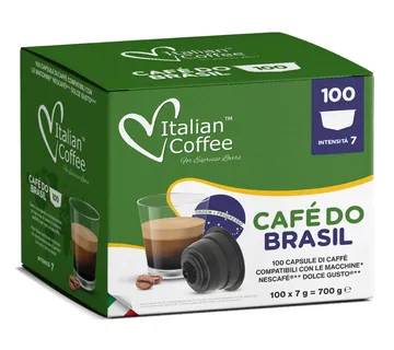 Italian Coffee Café Do Brasil Dolce Gusto 100% Arabica - cover