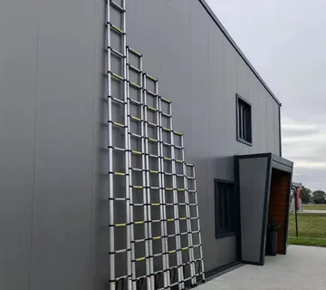Aluminijske teleskopske ljestve jednodijelne 2,60 m - Stari Mikanovci