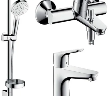HANSGROHE FOCUS PAKET MJEŠALICA UMIVAONIK+KADA+TUŠ SET - cover