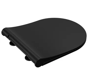 VOXORT WC DASKA BRILLA MAT CRNA SOFT CLOSE - cover