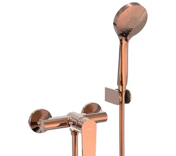 VOXORT MIJEŠALICA ZA TUŠ KADU TEA ROSE GOLD SA TUŠ SETOM - cover