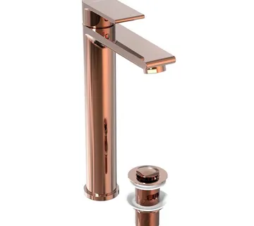 VOXORT MIJEŠALICA ZA UMIVAONIK TEA ROSE GOLD VISOKA - cover