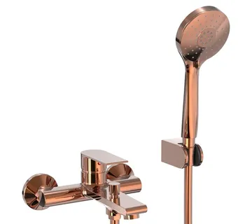 VOXORT MIJEŠALICA ZA KADU TEA ROSE GOLD S TUŠ SETOM - cover