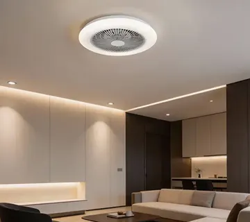 Plafonjera Led Sa Ventilatorom Denver El-006 24w Bijela - Vinkovci