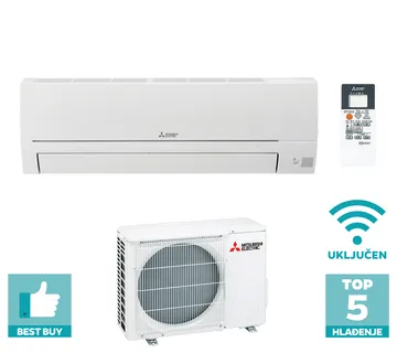 MITSUBISHI KLIMA STANDARD INVERTER DC MSZ-HR25VFK/MUZ-HR25VF 2,5kW/3,15kW WIFI - Vinkovci