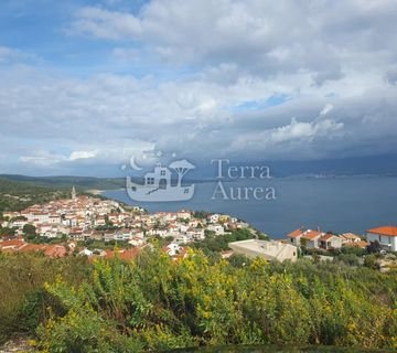 Građevinsko zemljište s veoma lijepim pogledom na more, Vrbnik, otok Krk  - cover