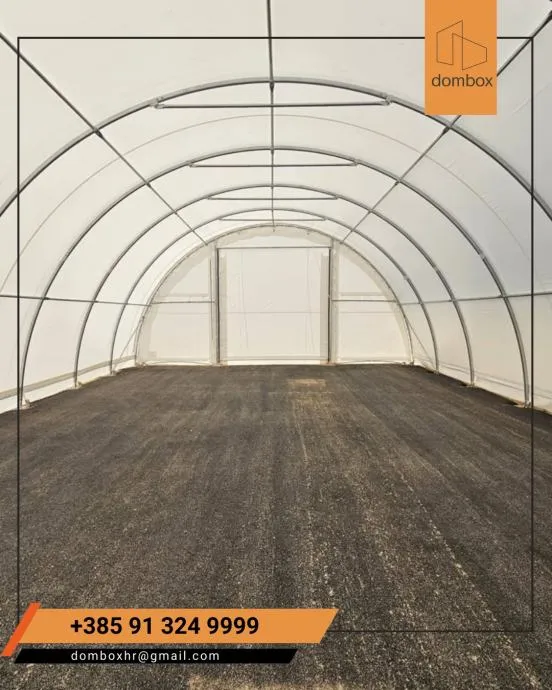 Montažni skladišni prostor 9.15x12m 4,5m (V) 110m2 - cover