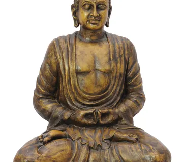 EUROPALMS Buddha, antique-gold, 120cm - cover