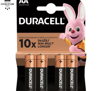 DURACELL BATERIJE AA LR6, R1 RATE! - cover