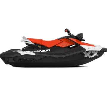 SEA DOO – SPARK 3UP TRIXX 90 – White / Dragon Red - cover